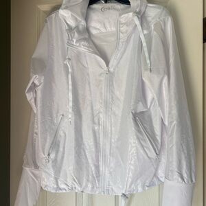 Zyia White Hooded Women's Jacket